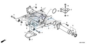 TRX420FM2H Europe Direct - (ED) drawing SWINGARM