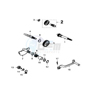 VCLIC drawing DRIVE SHAFTS / KICKSTARTER