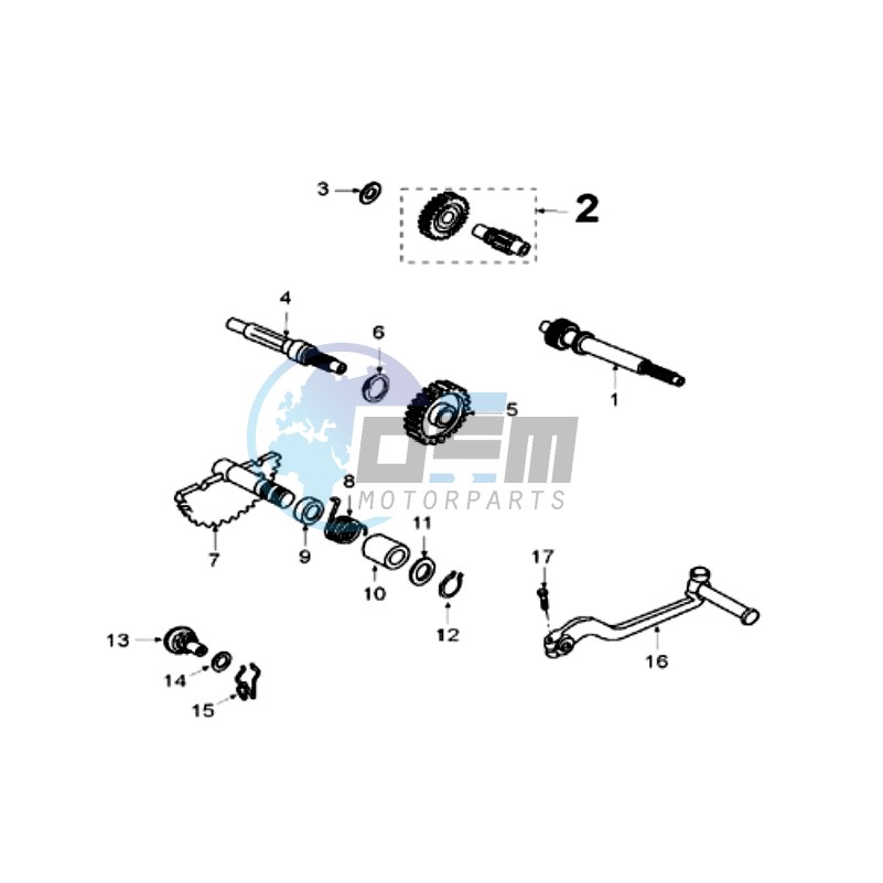 DRIVE SHAFTS / KICKSTARTER