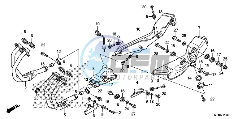 EXHAUST MUFFLER