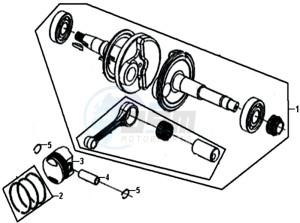 CROX 50 25KMH (L8 L9) NL EURO4 drawing CRANK SHAFT