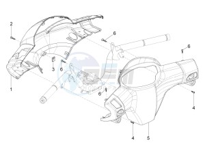 Typhoon 125 4T 2V E3 (NAFTA) drawing Handlebars coverages