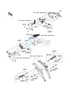 Z1000_ABS ZR1000EBF FR XX (EU ME A(FRICA) drawing Turn Signals