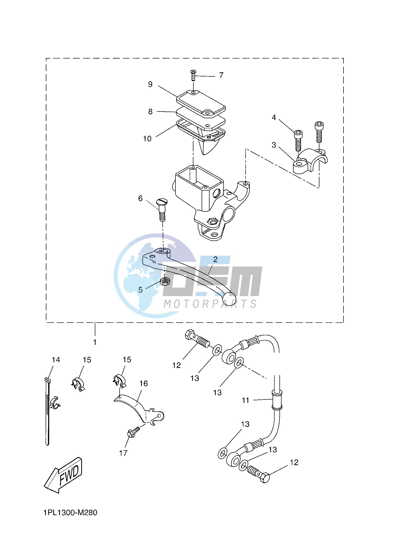 REAR MASTER CYLINDER