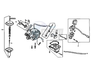 ATTILA - 125 cc drawing CARBURETTOR