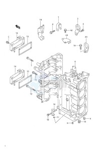 DF 70 drawing Cylinder Block