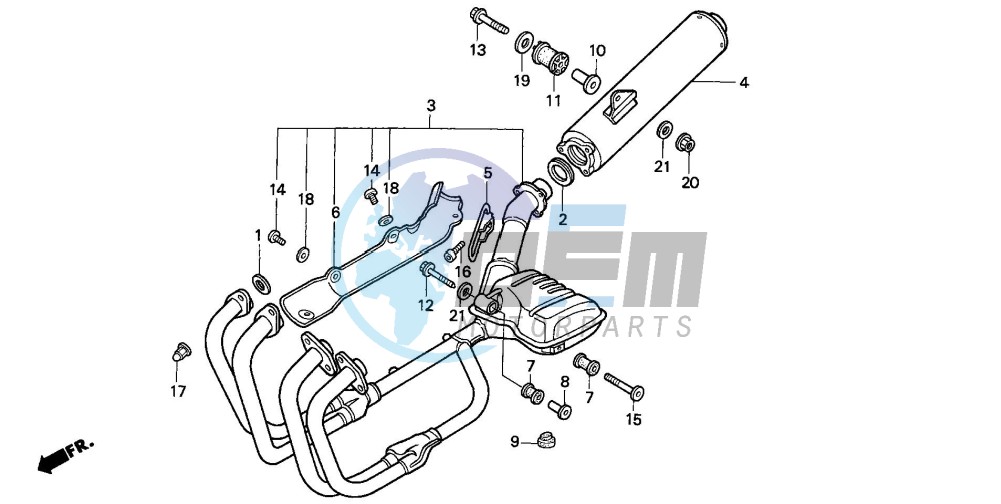 EXHAUST MUFFLER