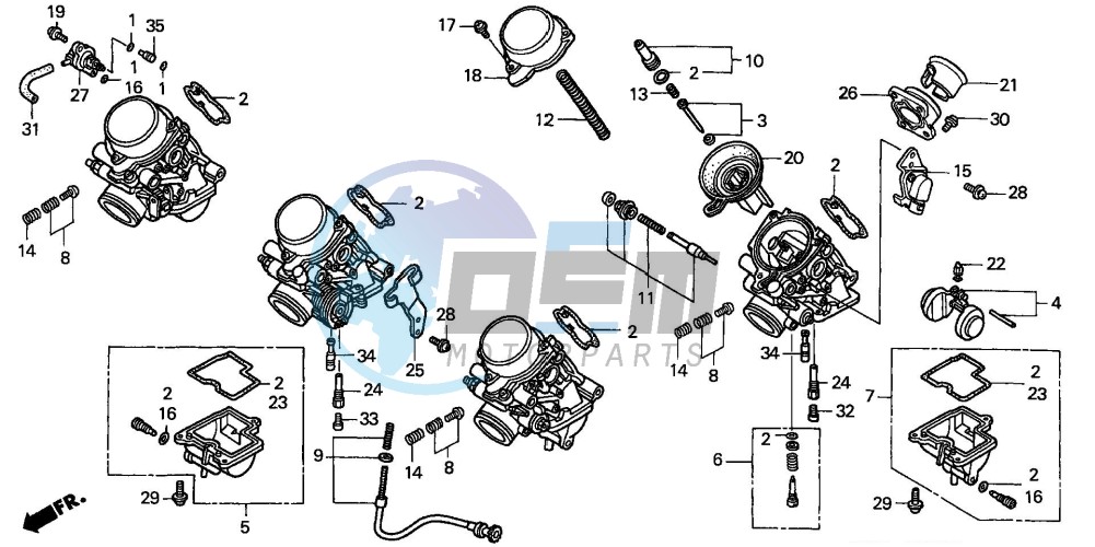 CARBURETOR (COMPONENT PARTS) (1)