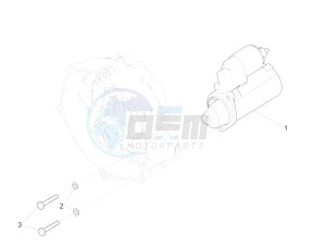 V7 III Anniversario 750 e4 (EMEA) drawing Starter / Electric starter