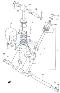 DT 115 drawing Trim Cylinder (1996 to 2001)