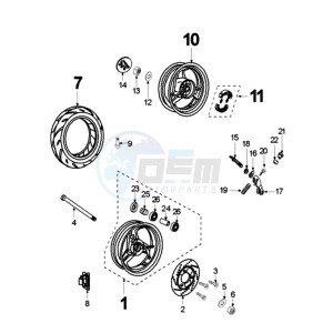 ELYSEO FR drawing WHEELS