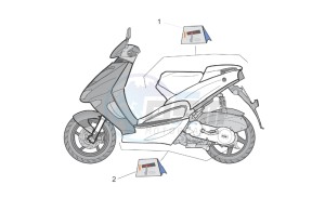 SR 125-150 drawing Decal set II