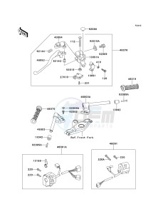 ZX 600 E [NINJA ZX-6] (E7-E9) [NINJA ZX-6] drawing HANDLEBAR