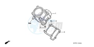 CBR125RW9 U / WH drawing CYLINDER