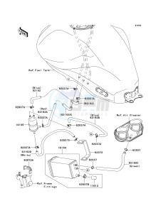 ER 650 C [ER-6N](9F) C9F drawing FUEL EVAPORATIVE SYSTEM-- CA- -