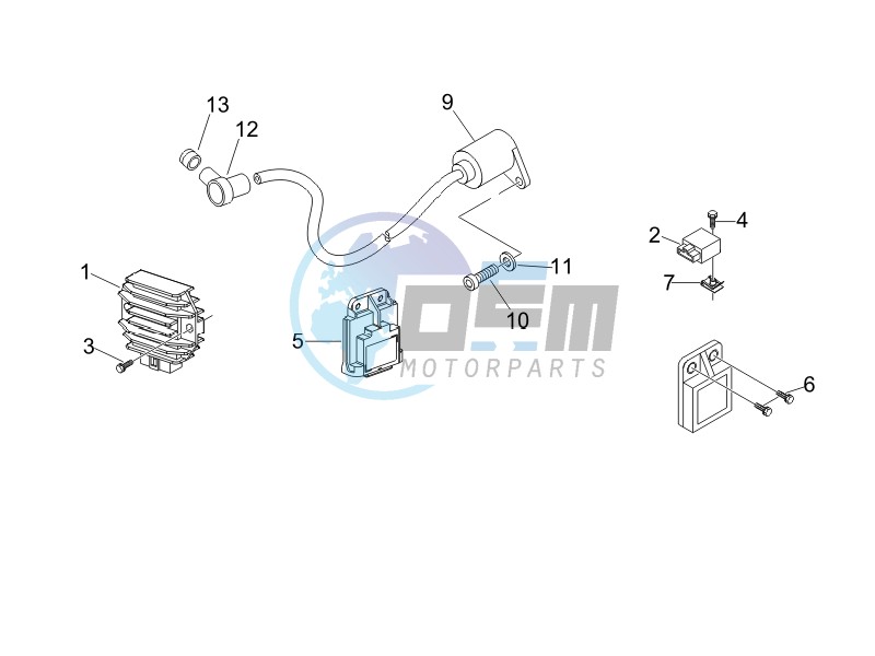 Voltage Regulators -ECU - H.T. Coil