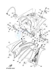 TT-R125 TT-R125LWE (2PTC) drawing FUEL TANK