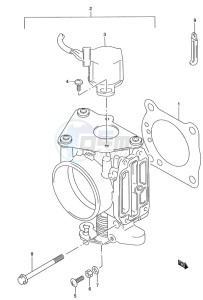 DT 140 drawing Throttle Body (DT140EFI