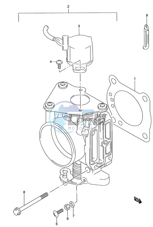 Throttle Body (DT140EFI