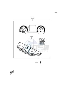 J125 ABS SC125BGFA XX (EU ME A(FRICA) drawing Meter(s)