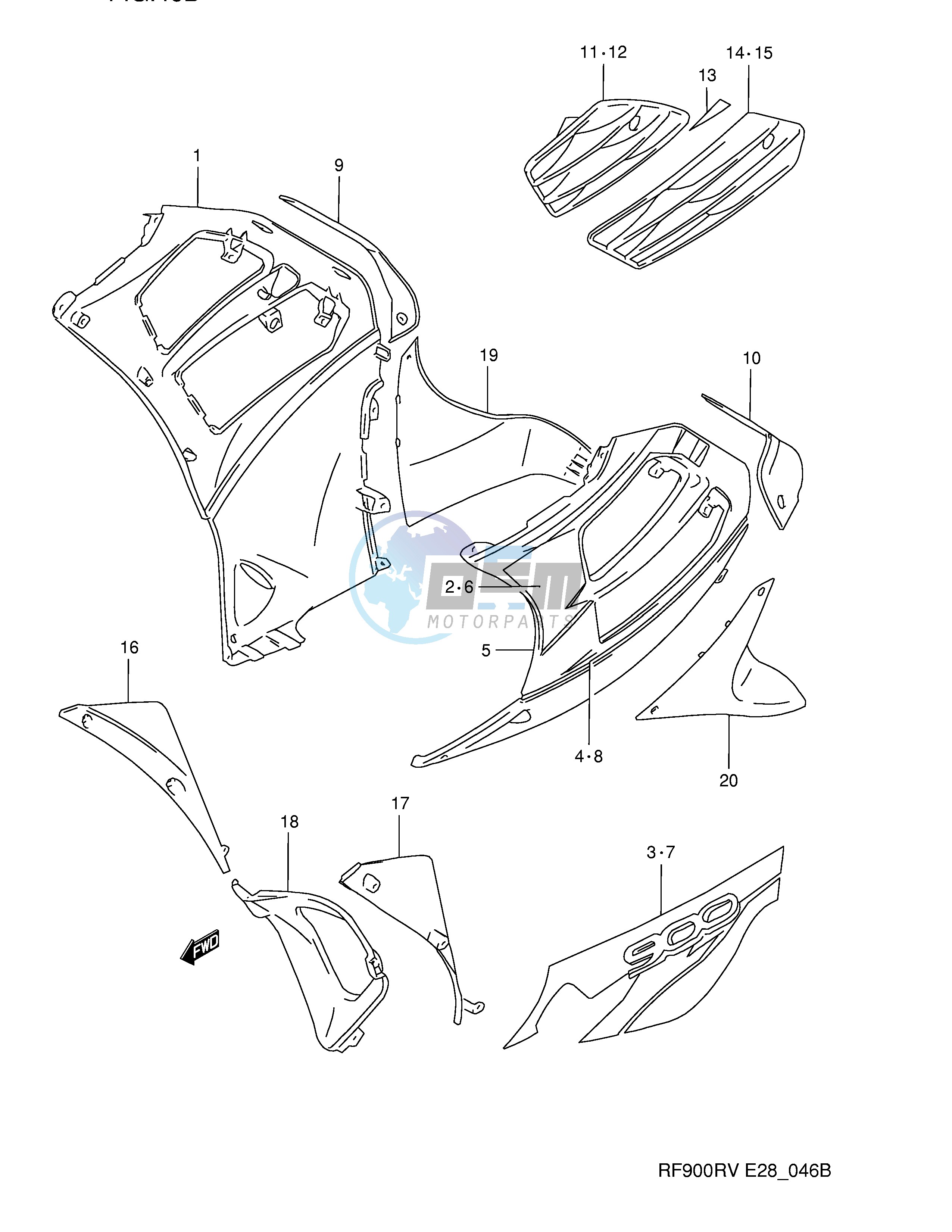 UNDER COWLING BODY (MODEL T)