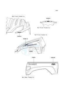 KRF 750 M [TERYX 750 FI 4X4 NRA OUTDOORS] (M9F9) M9F drawing DECALS