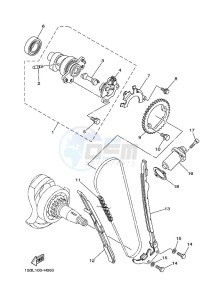 YFM700R (BMD6) drawing CAMSHAFT & CHAIN