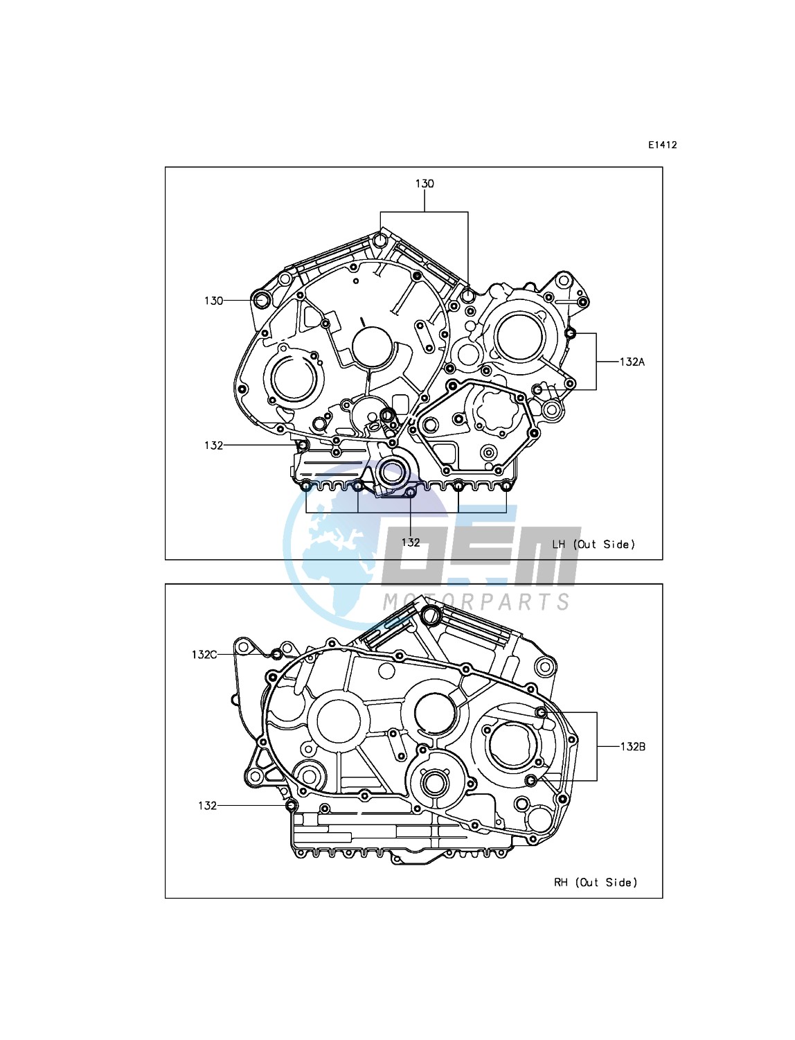 Crankcase Bolt Pattern