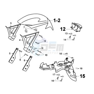 VIVA SP1 drawing FENDERS