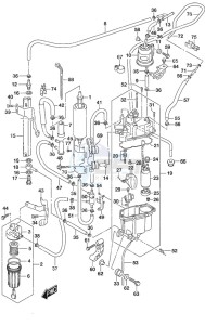 DF 225 drawing Fuel Pump/Fuel Vapor Separator