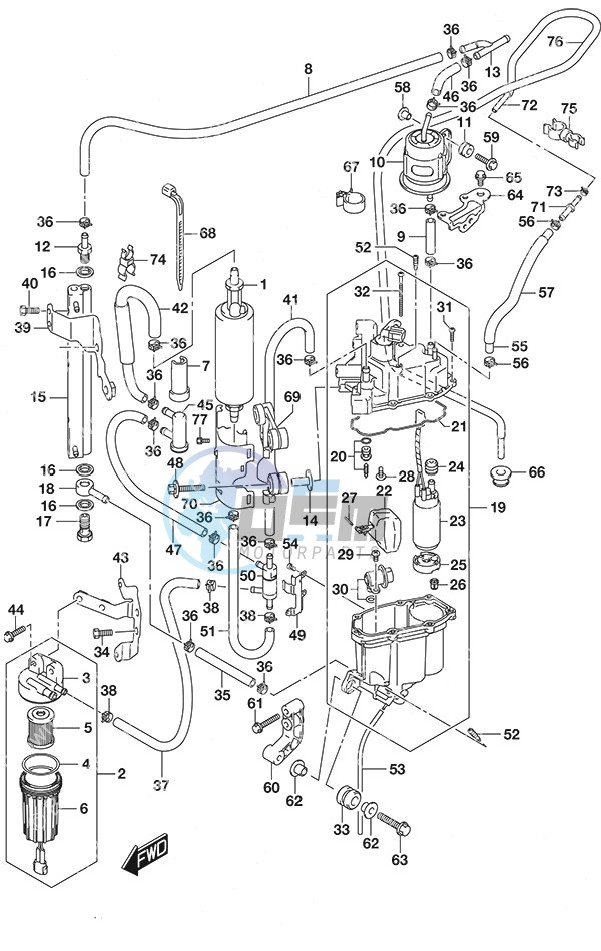 Fuel Pump/Fuel Vapor Separator