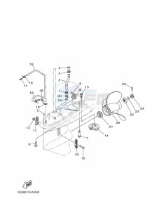 F100BETX drawing PROPELLER-HOUSING-AND-TRANSMISSION-2