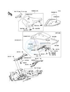 Z1000 ZR1000B9F FR GB XX (EU ME A(FRICA) drawing Seat