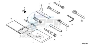 CBR500R England - (3ED) drawing TOOL