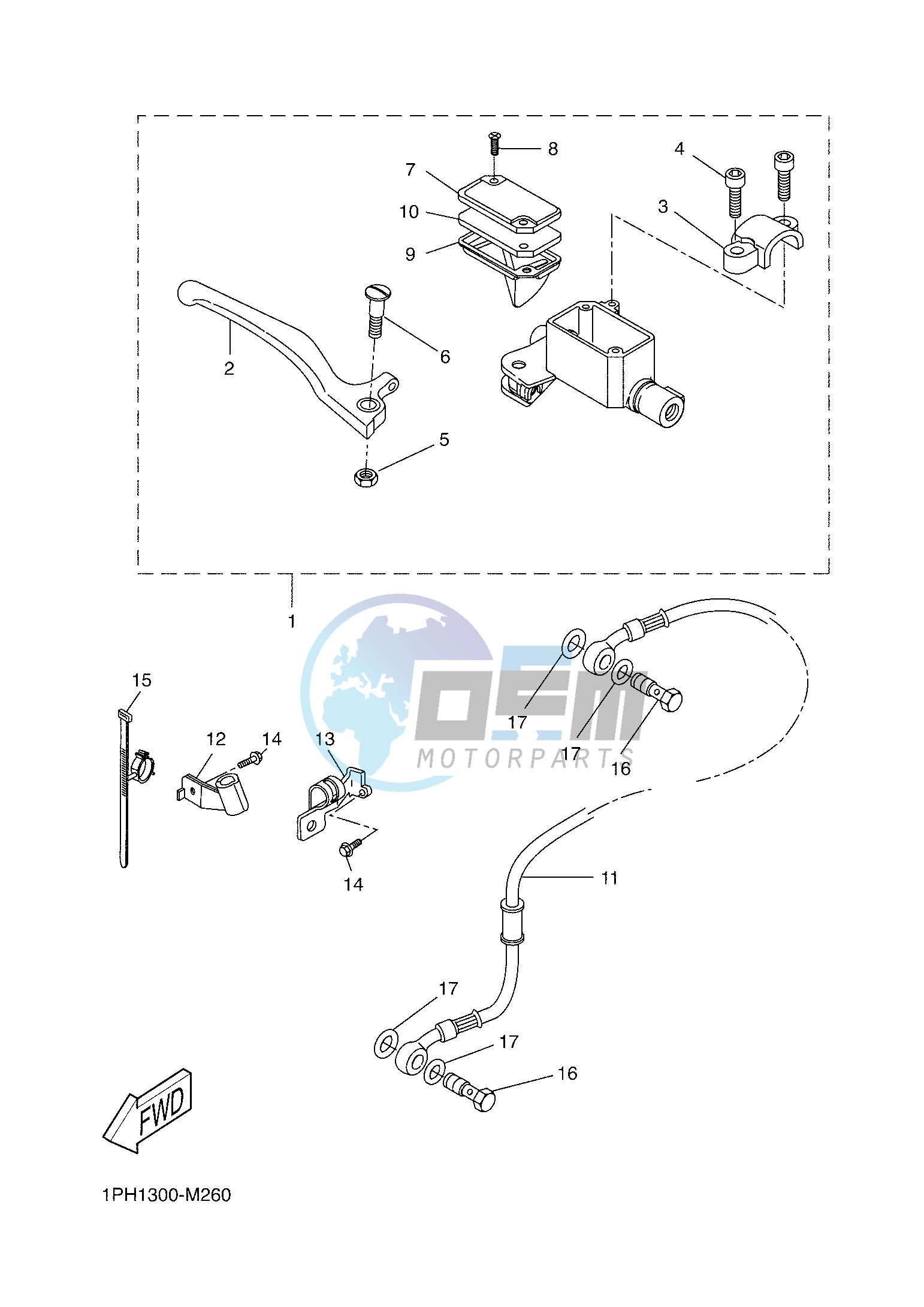 FRONT MASTER CYLINDER