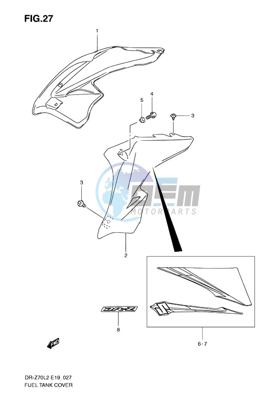 FUEL TANK COVER