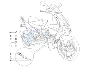 Runner 50 SP Race drawing Transmissions