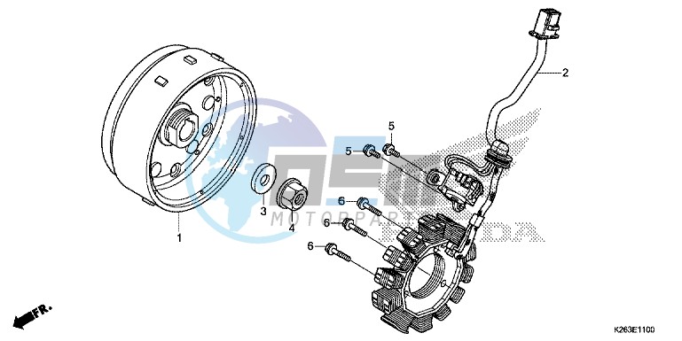 GENERATOR/FLYWHEEL