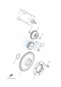 YFM700FWBD YFM7NKPAK (B5KE) drawing STARTER CLUTCH