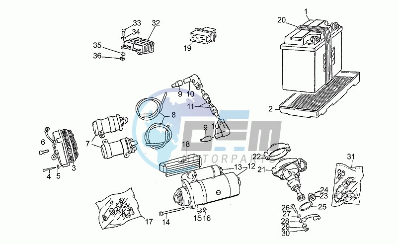 Bosch starter motor