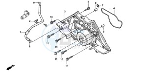 ST1100P drawing WATER PUMP