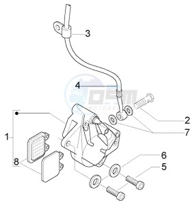 Liberty 50 4t RST drawing Brake caliper