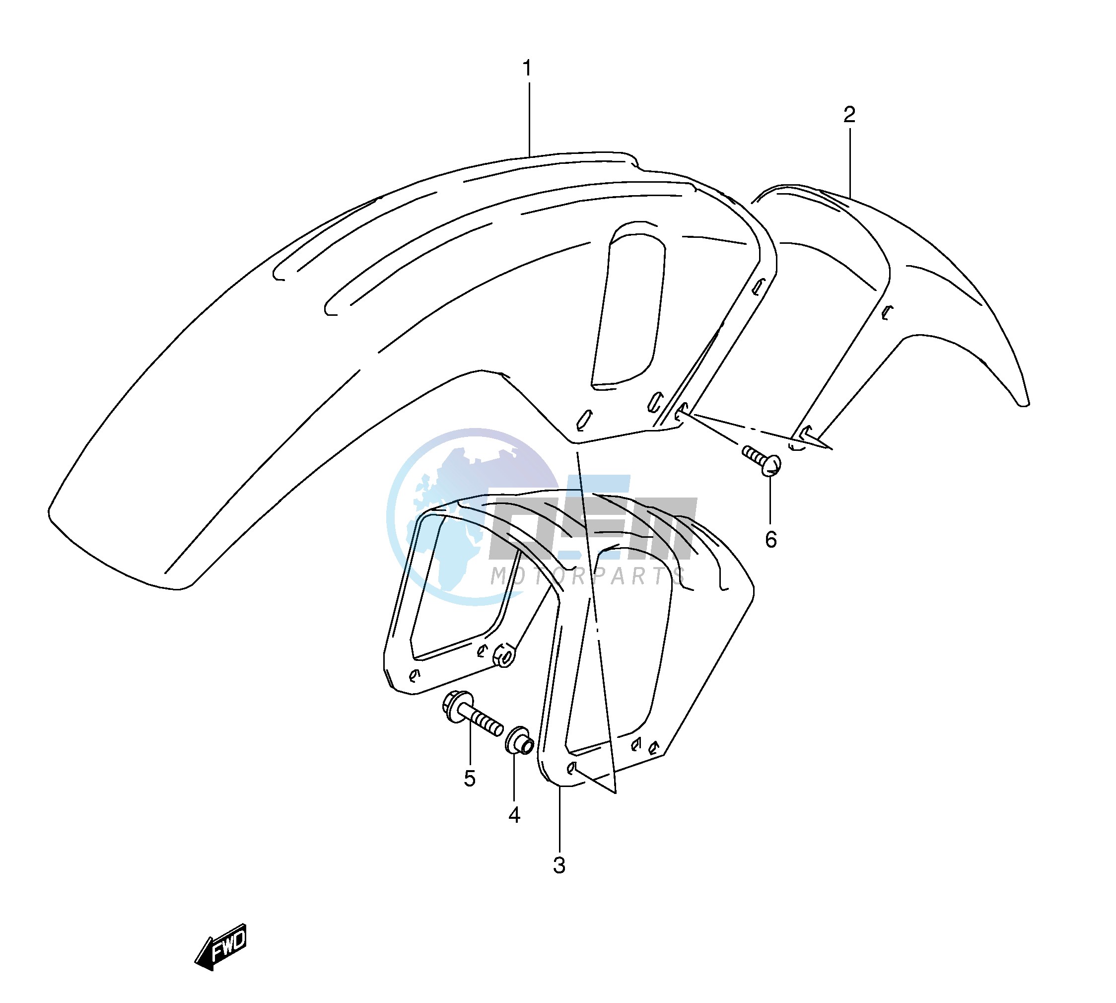 FRONT FENDER (MODEL T)