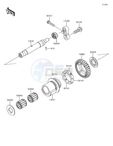 Z1000SX ZX1000WHF XX (EU ME A(FRICA) drawing Balancer