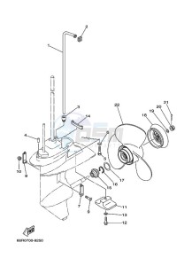 FT9-9DMHL drawing LOWER-CASING-x-DRIVE-2