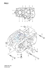 JR80 (P28) drawing CRANKCASE