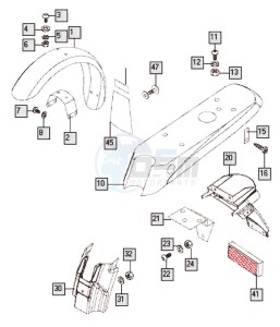 SPORT-R_K7 50 K7 drawing Mudguards-shields