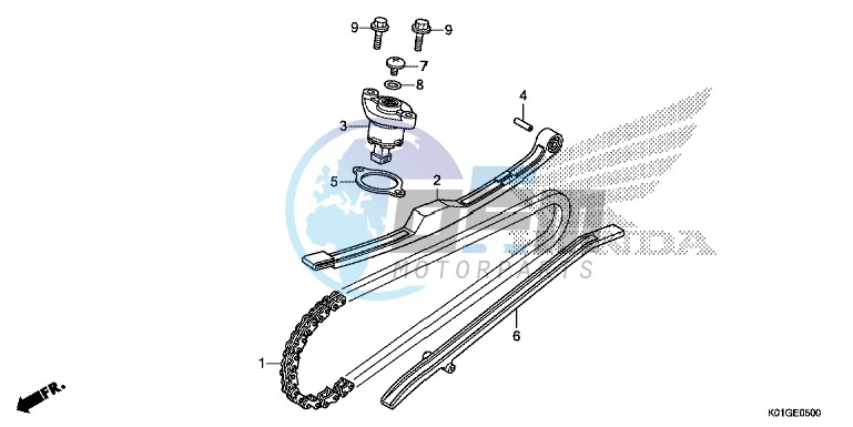 CAM CHAIN/TENSIONER