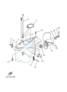 225G drawing PROPELLER-HOUSING-AND-TRANSMISSION-2