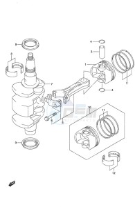 DF 20A drawing Crankshaft